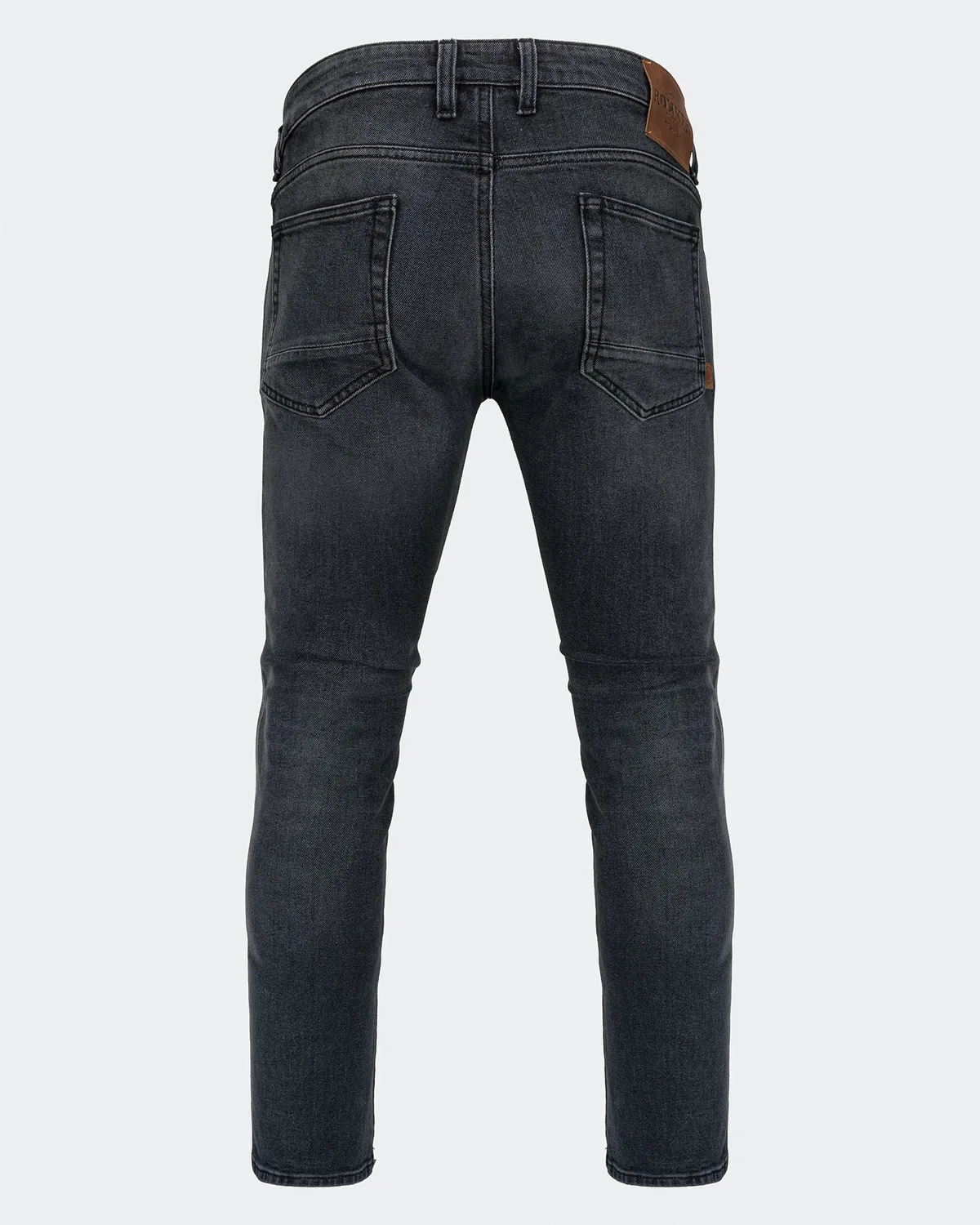 Rokker Wheeler Grey motorsykkeljeans grå stretch