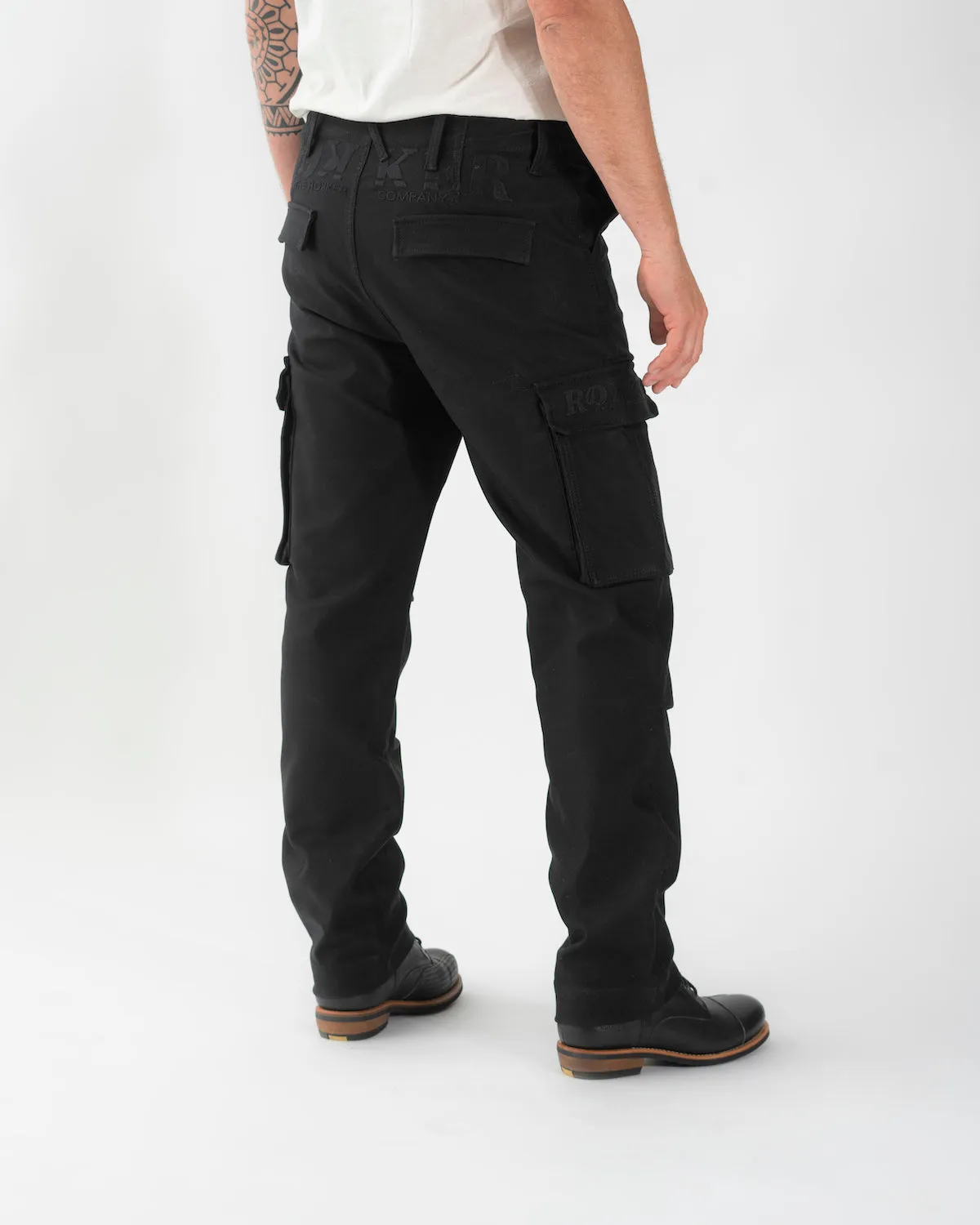 Rokker Black Jack II motorsykkeljeans grå stretch