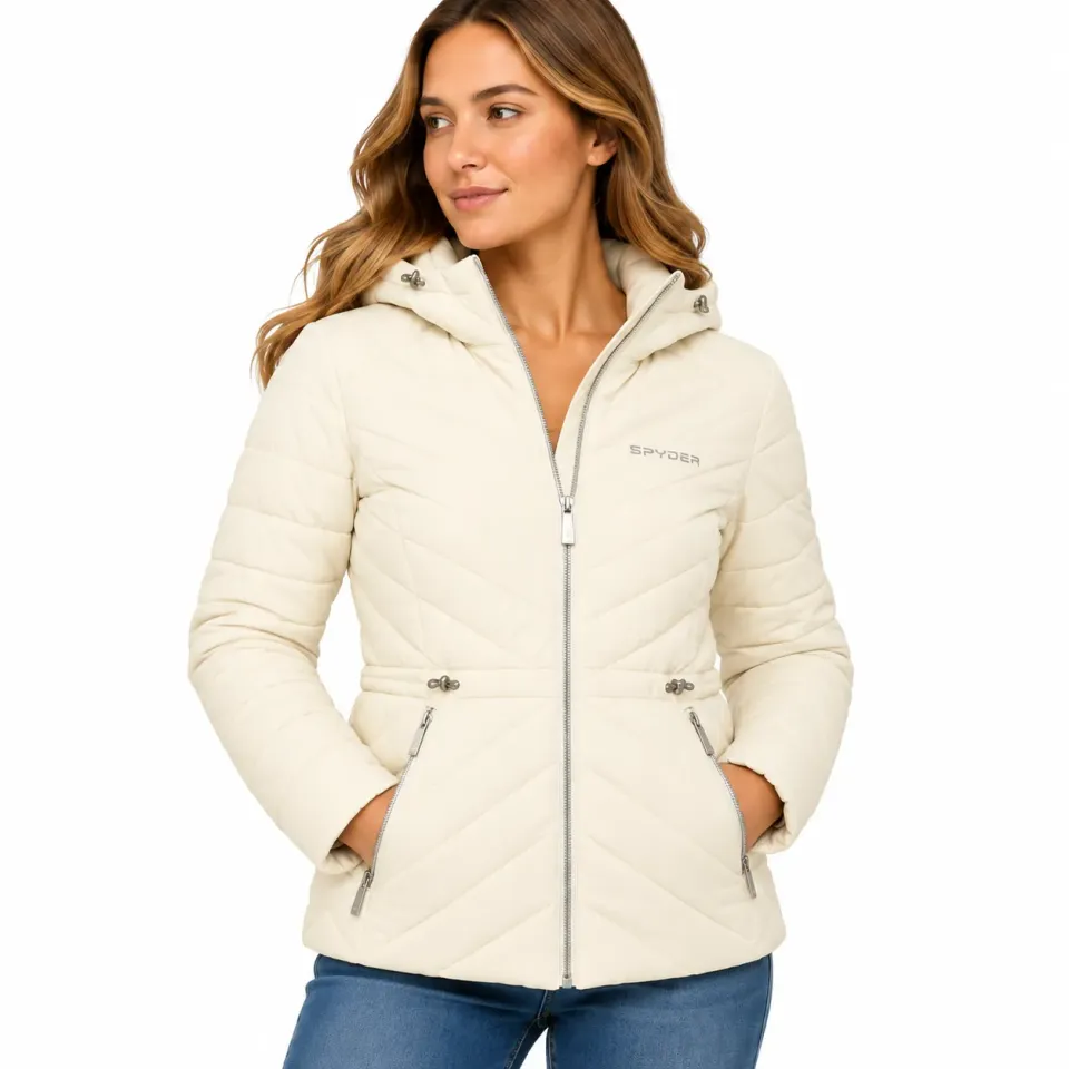 Spyder Packable Puffer boblejakke dame lett