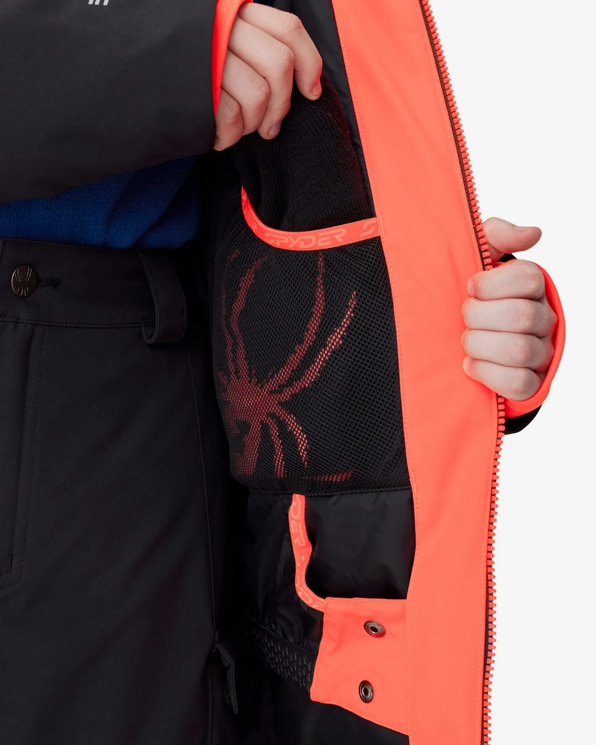 Spyder Davos skijakke electric coral – 10K vanntett