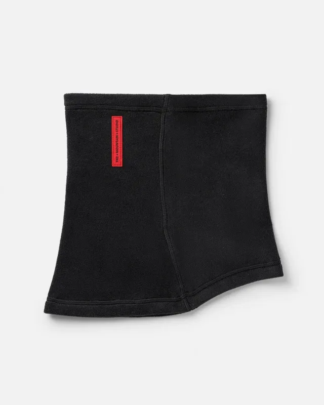 The Mountain Studio W-4 halsvarmer microfleece Black Onyx