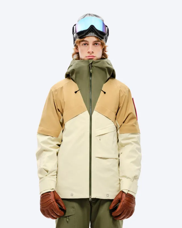 The Mountain Studio S-1 skijakke GORE-TEX sand vattert