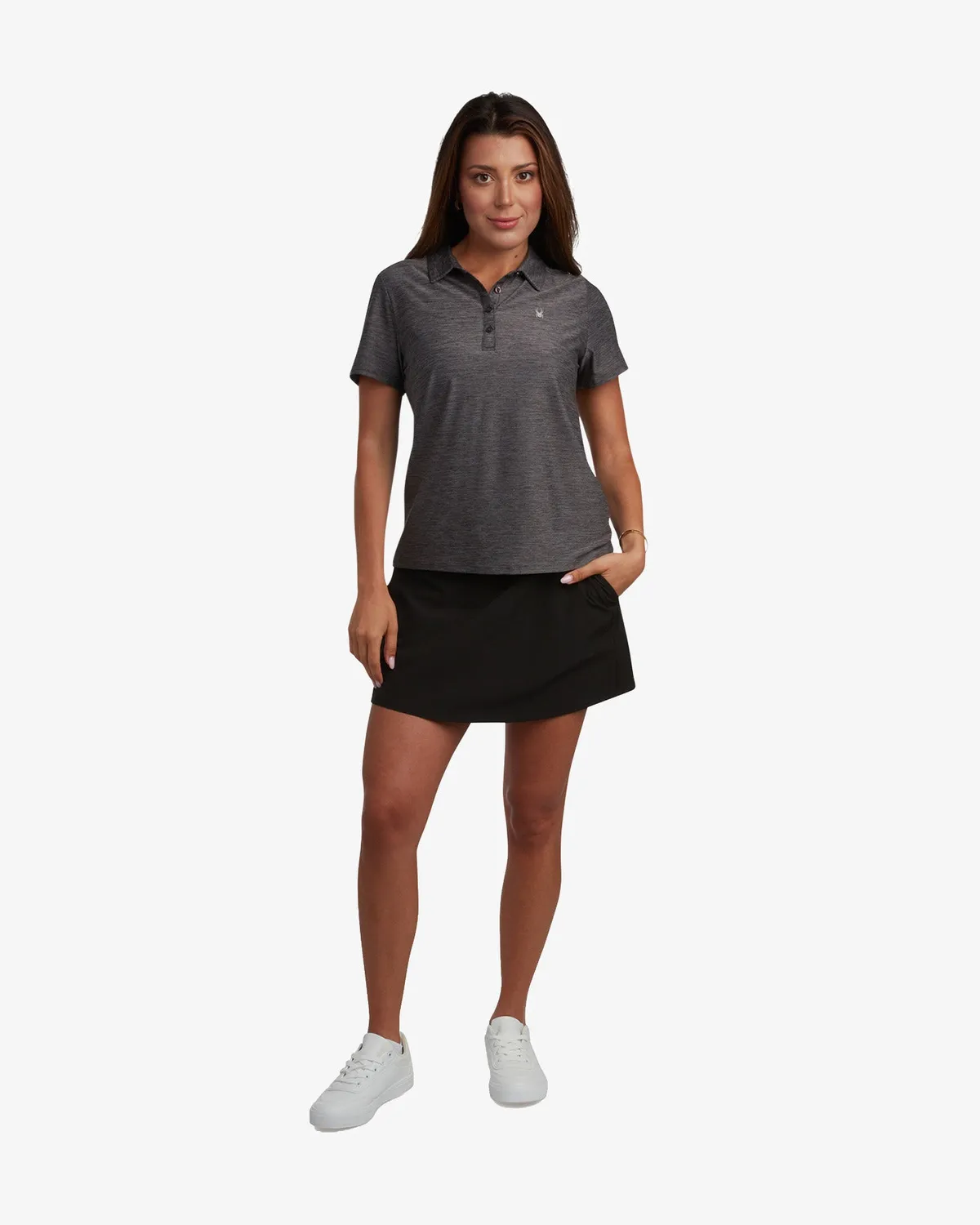 Spyder Weekender polo svart stretch