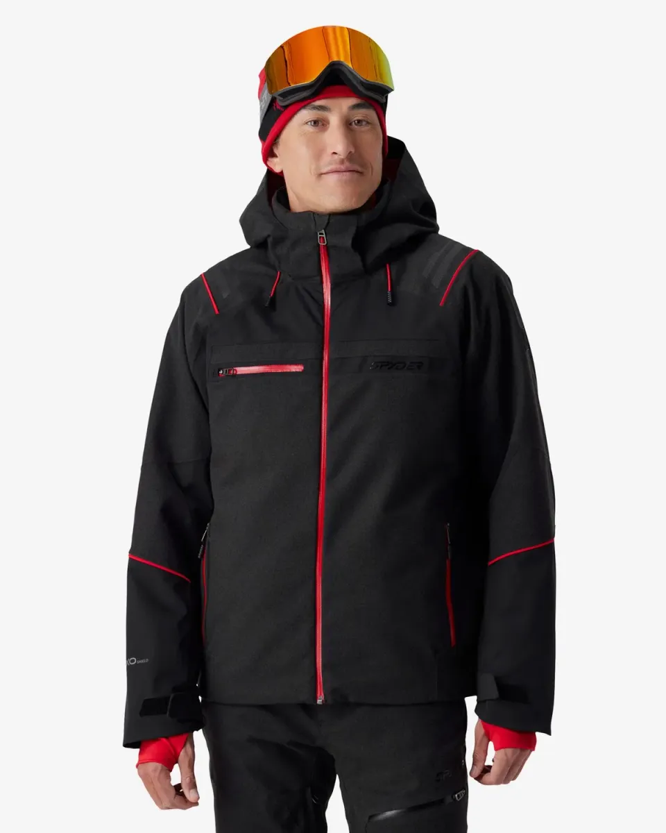 Spyder Titan skijakke herre Bold Blue – vanntett