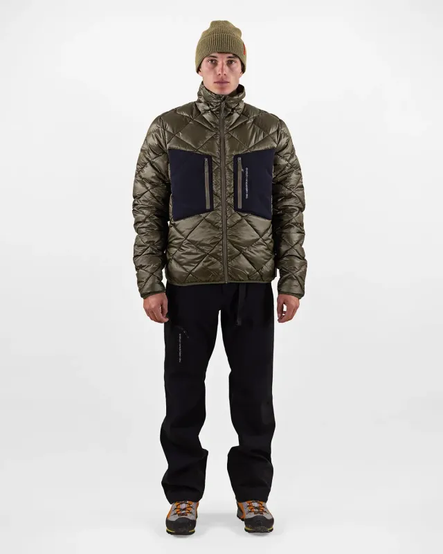 The Mountain Studio D-8 T dunjakke grønn 800 fill