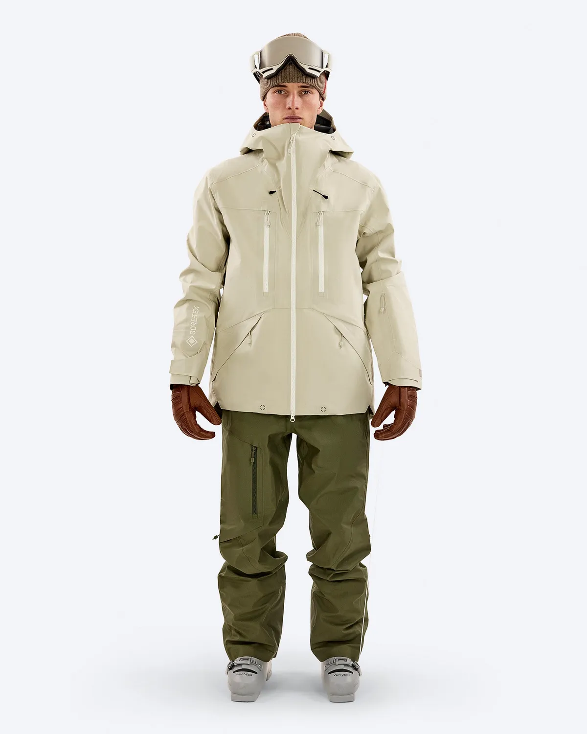The Mountain Studio Y-1 EPE GORE-TEX 3L Shell skibukse Winter Moss