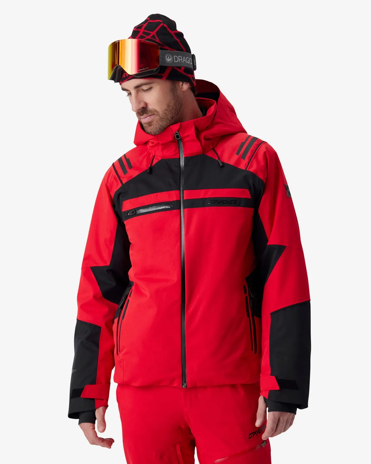 Spyder Titan skijakke herre Bold Blue – vanntett