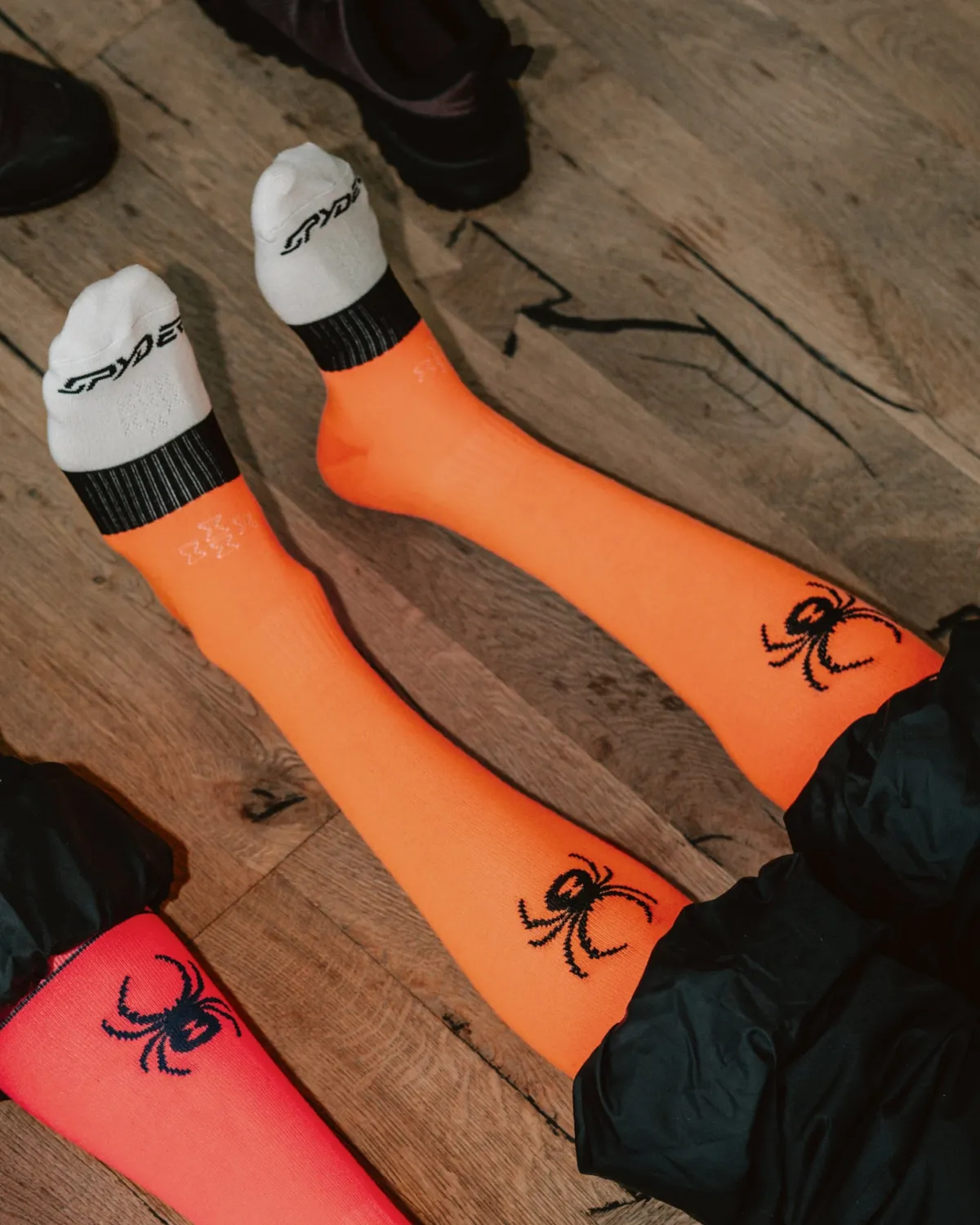 Spyder Pro Liner skisokker oransje tynne