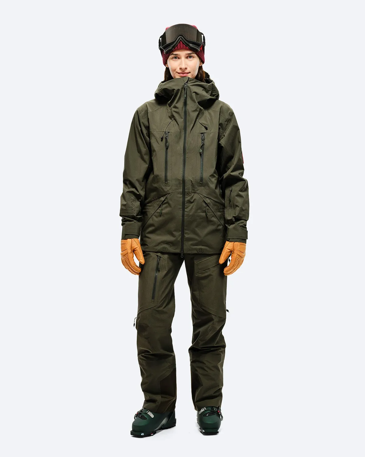 The Mountain Studio Z-2 EPE skalljakke Forest Green Gore-Tex