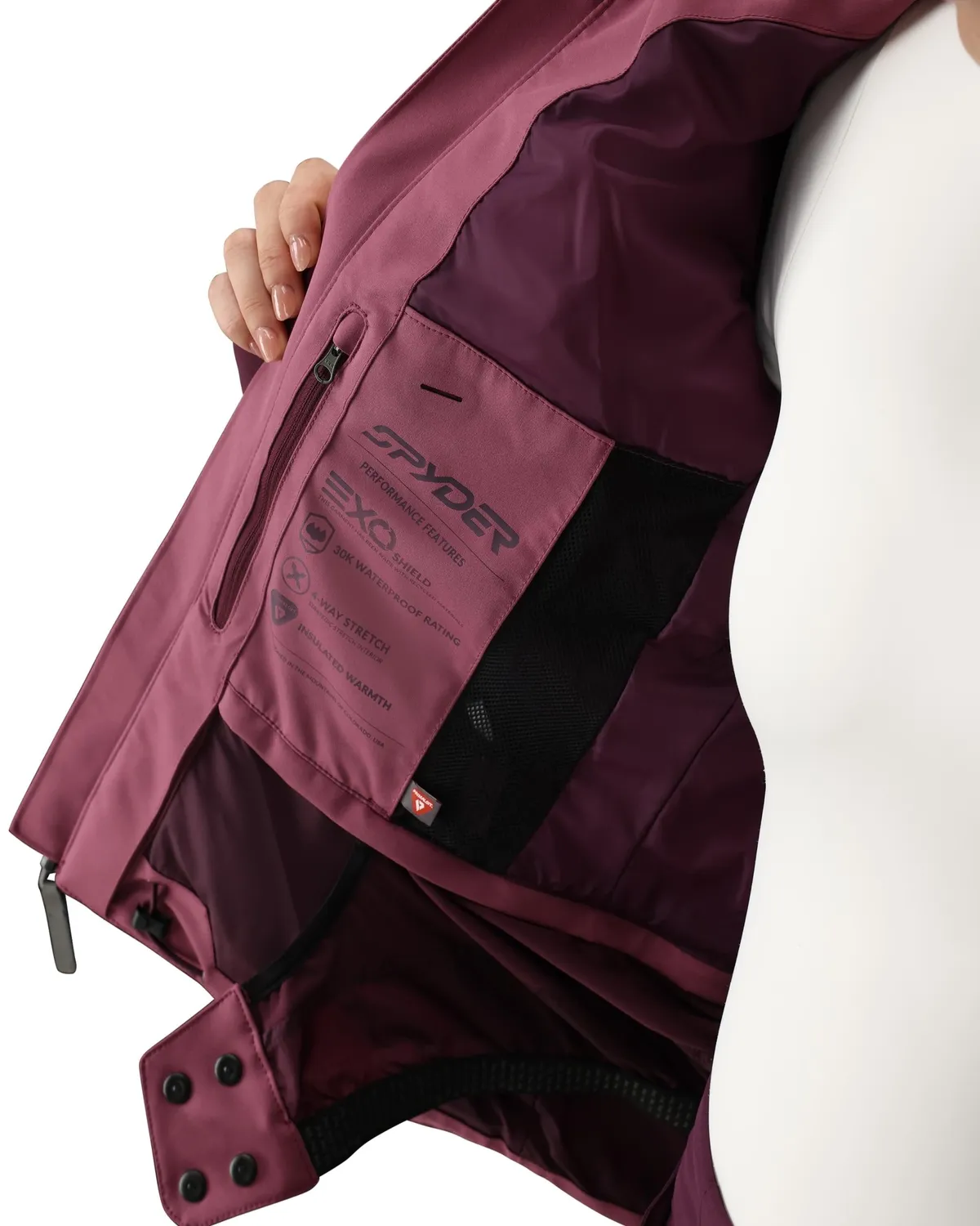 Spyder Schatzi skijakke acai – 30K vanntett