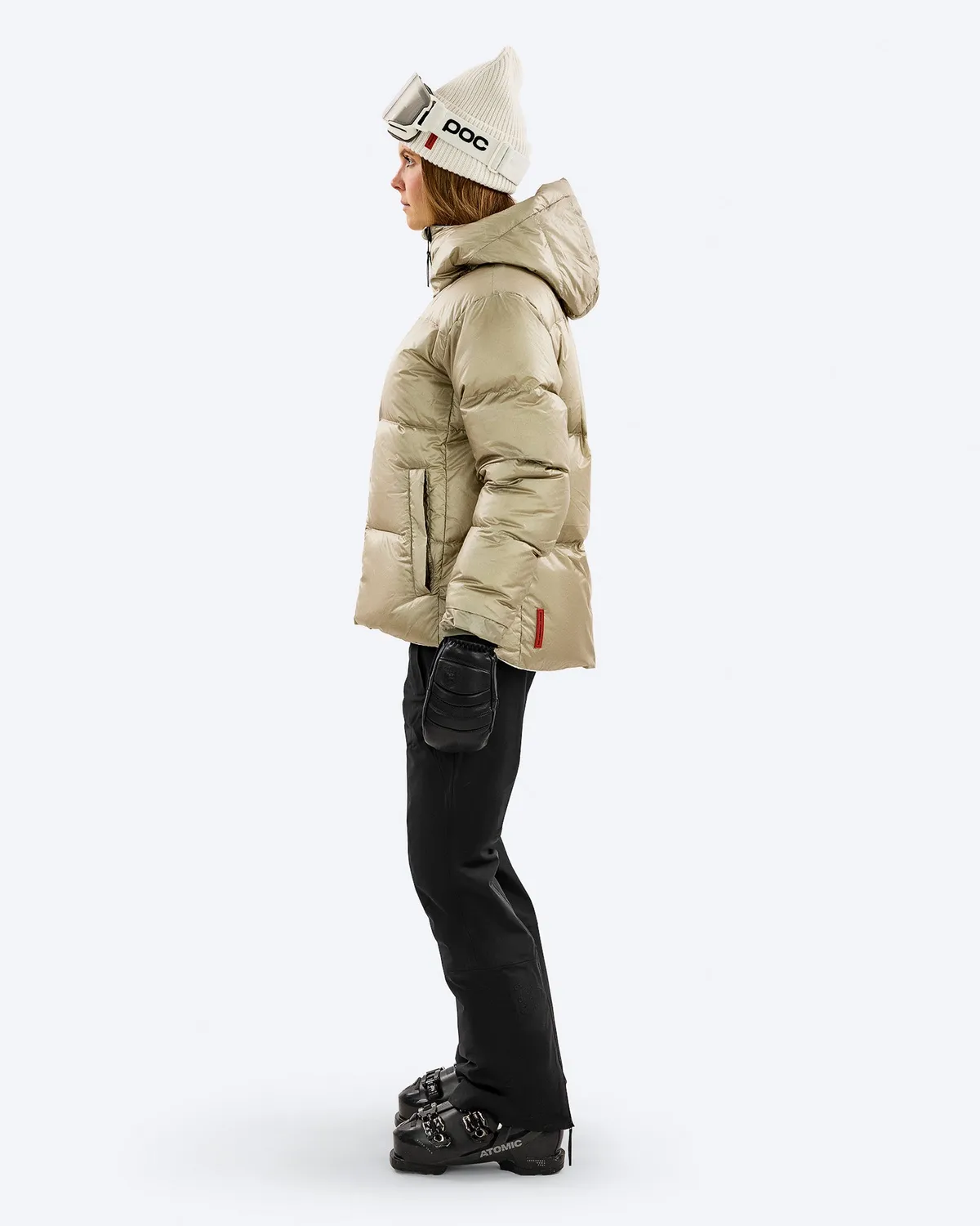 The Mountain Studio D-5 W dunjakke dame Brindle-White 750-fill