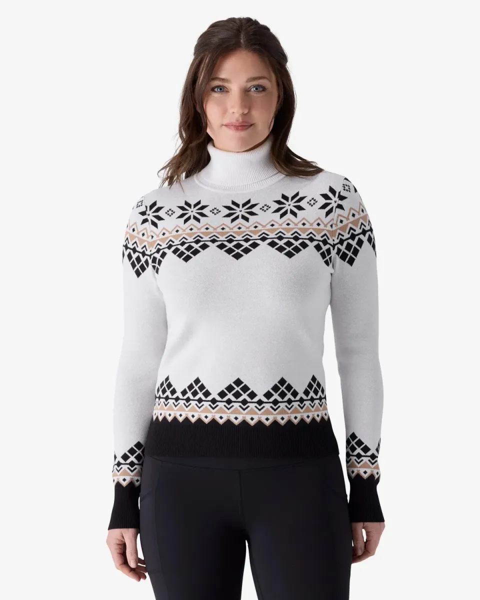 Spyder Stellar skigenser dame hvit høy hals