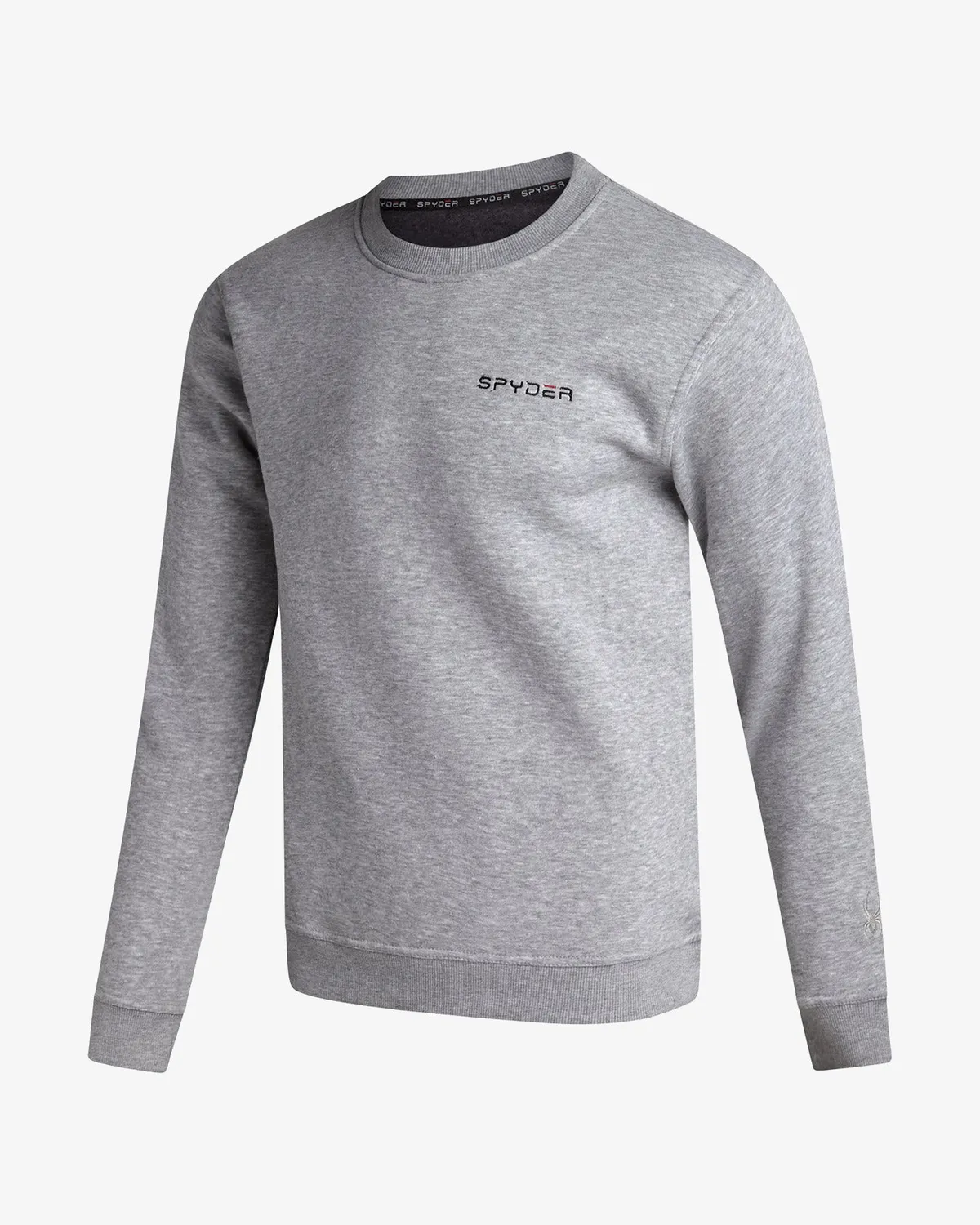 Spyder Fleece Crew genser herre light gray heather myk