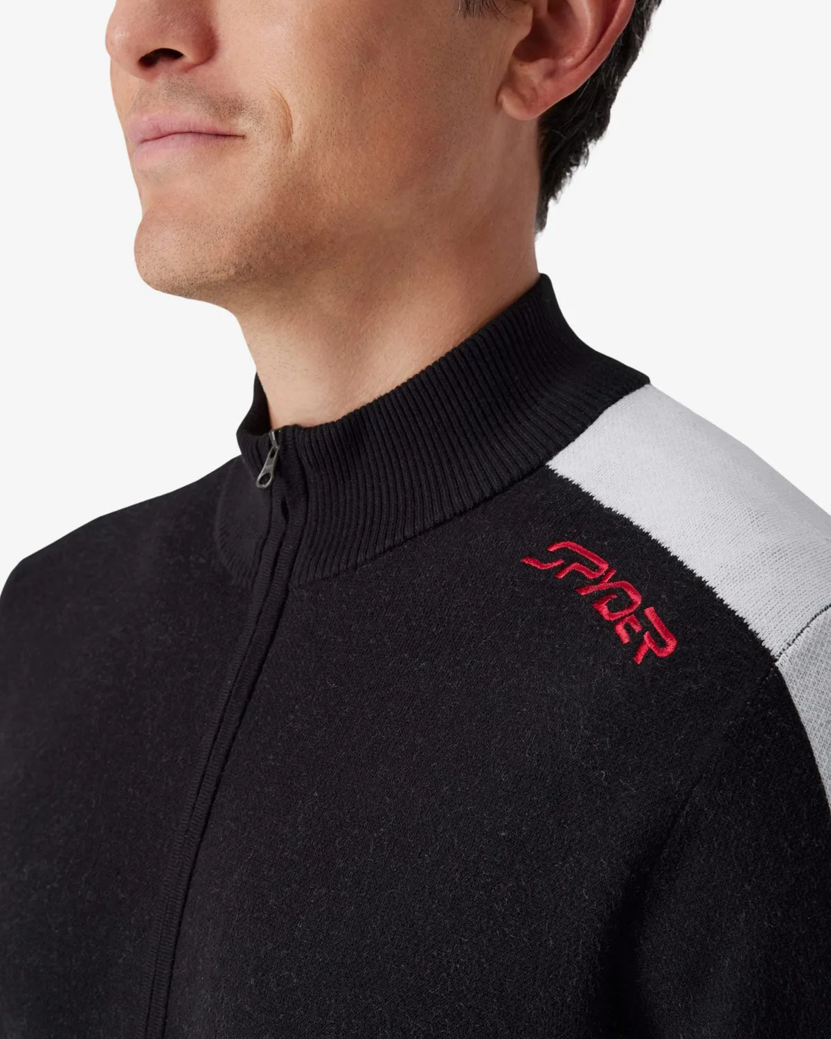 Spyder Verbier Quarter Zip genser herre svart