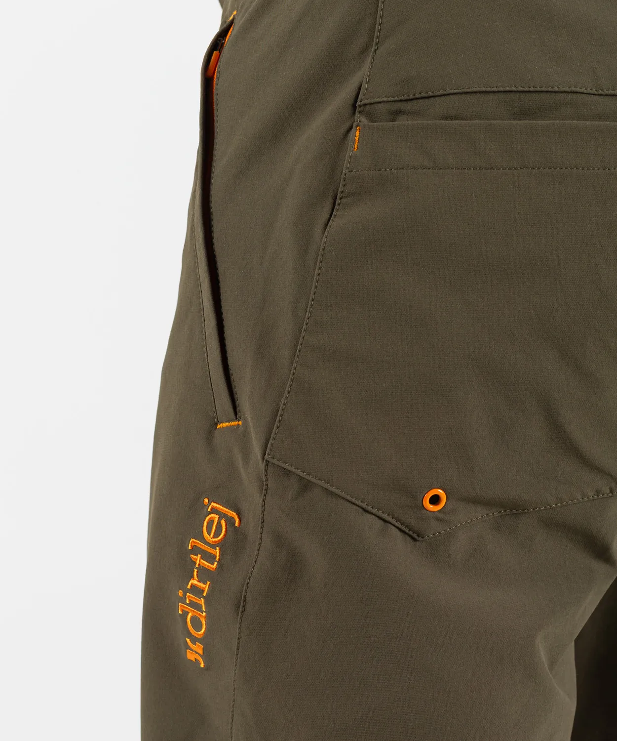 dirtlej trailscout sykkelshorts dark moss sommer