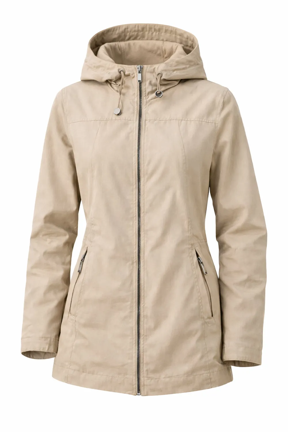 Windfield Danwear Karrie vårjakke taupe bomull