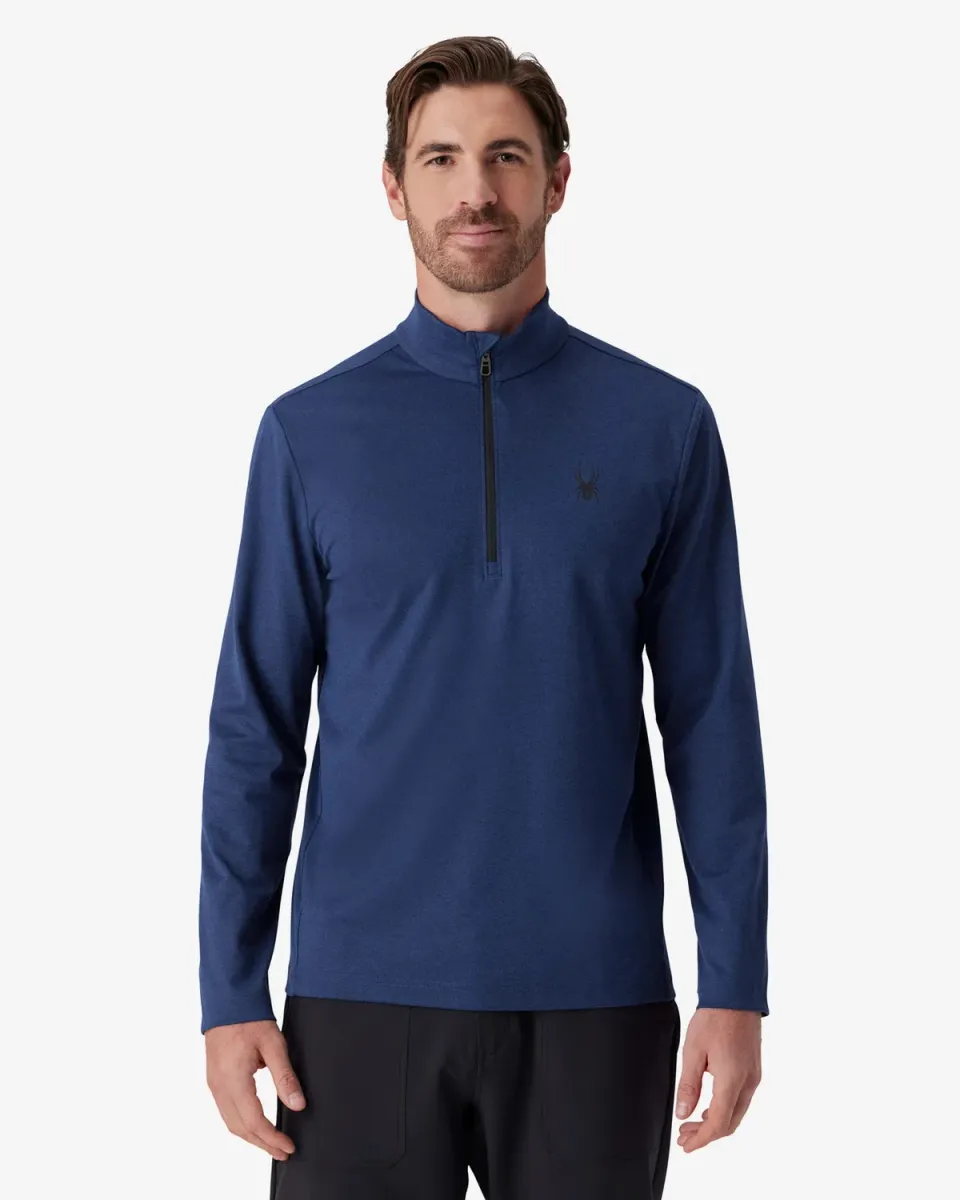 Spyder Prospect quarter zip herre indigomelert
