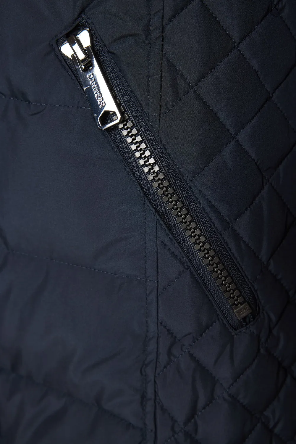 Danwear Windfield Alett R vinterjakke navy dun