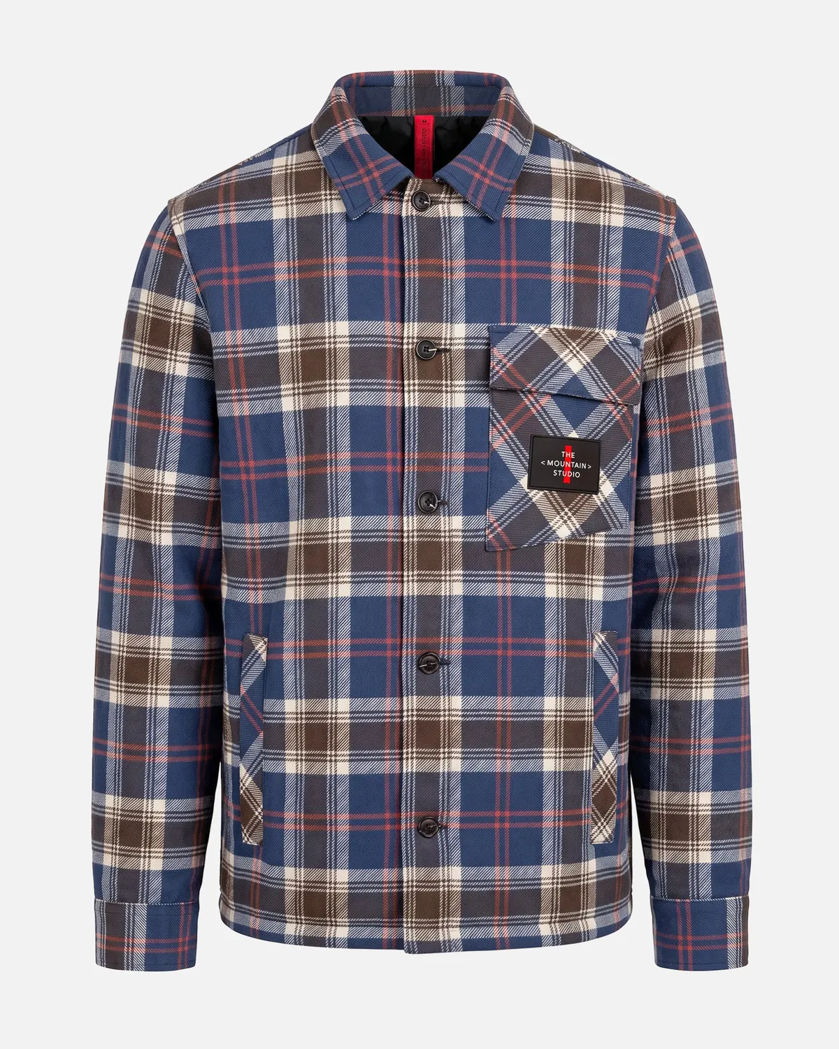 The Mountain Studio G-3 overskjorte Bellweather Blue flanell