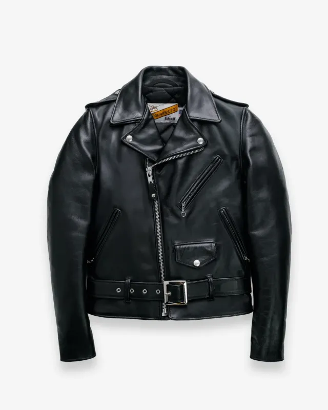 Schott NYC Perfecto 613 motorsykkeljakke svart oksehud