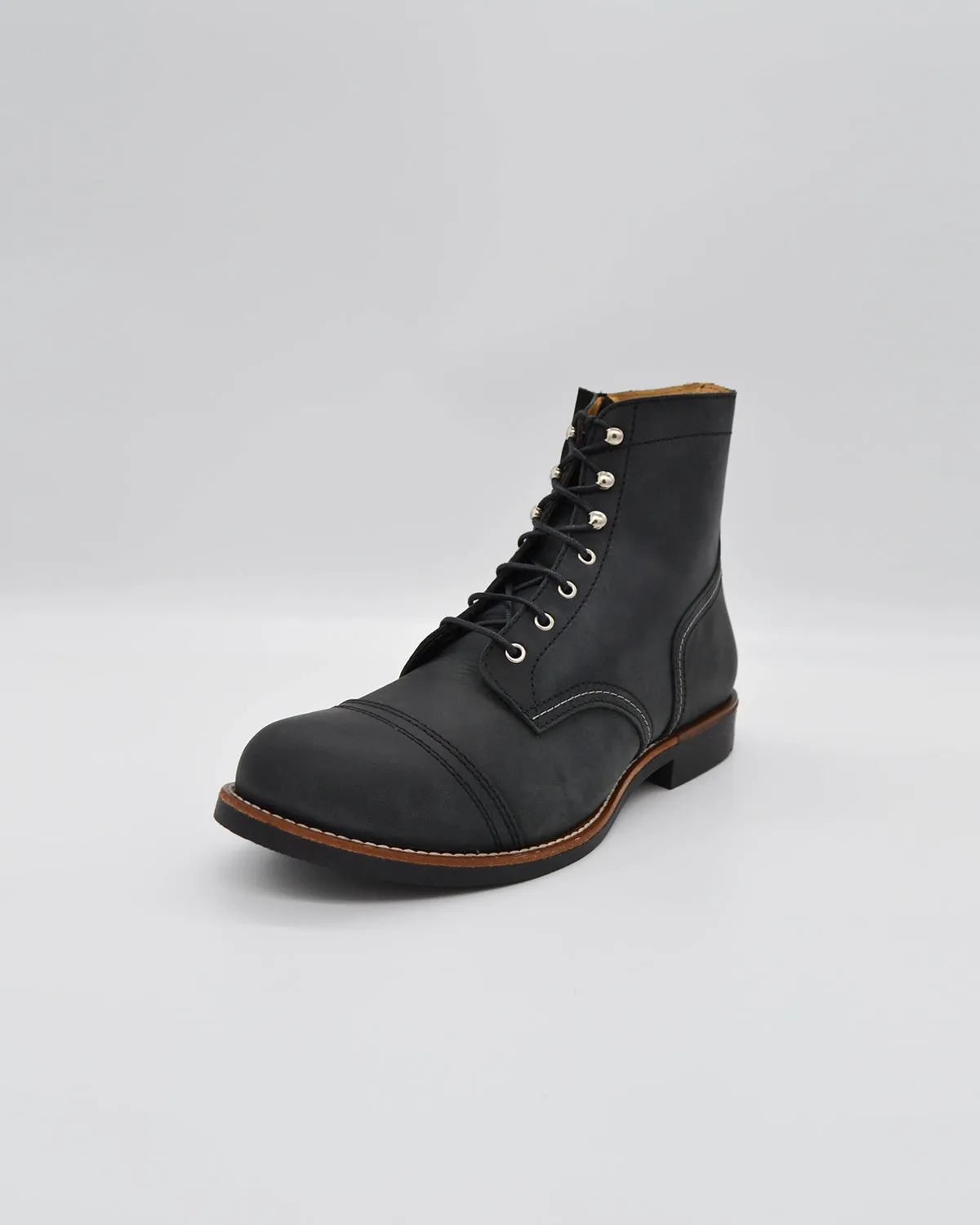 Rokker Moto Ranger Black mc-støvler skinn