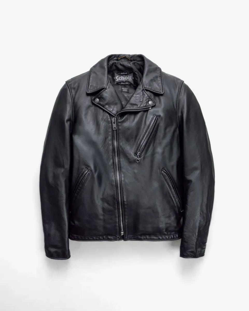 Schott NYC 503VN Perfecto motorsykkeljakke svart skinn
