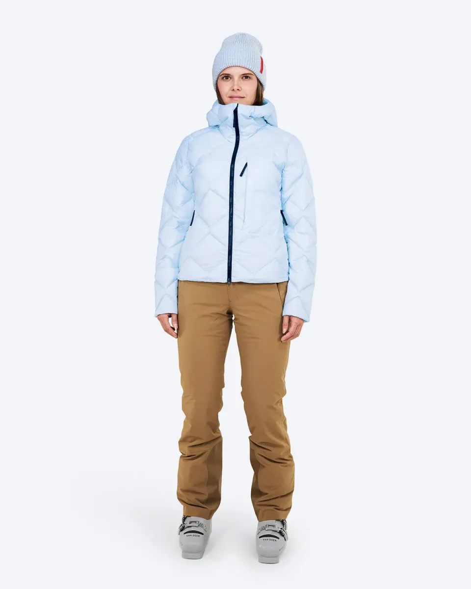 The Mountain Studio D-9 WUL dunjakke Ice Water lett