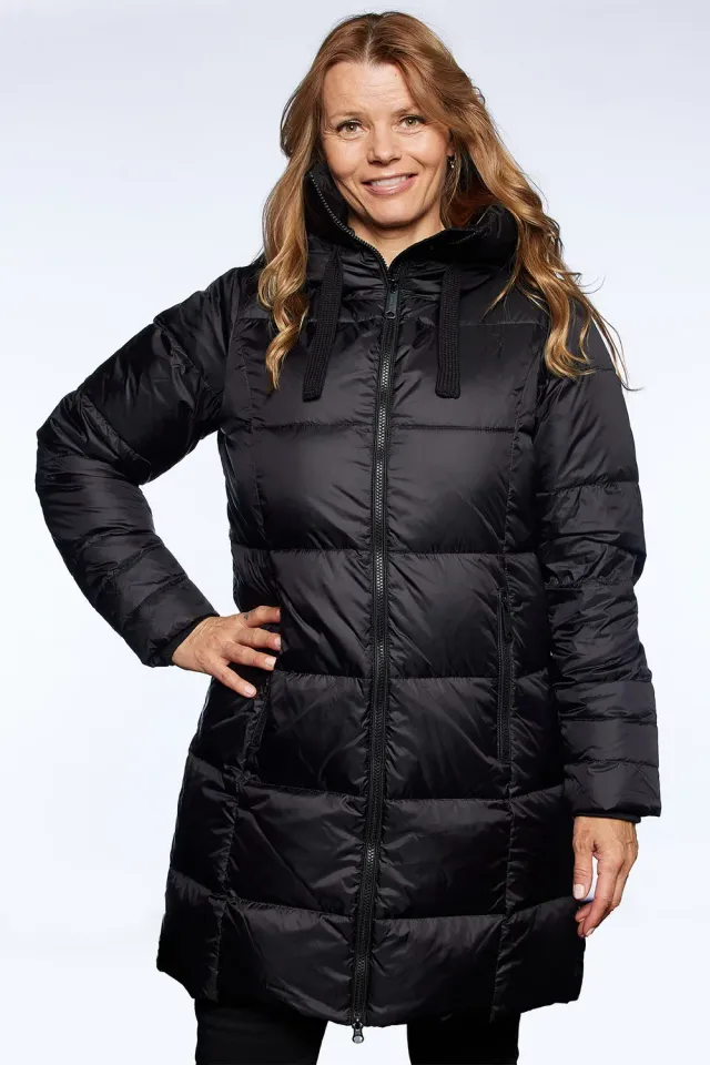 Windfield Danwear Eina dunjakke svart dun