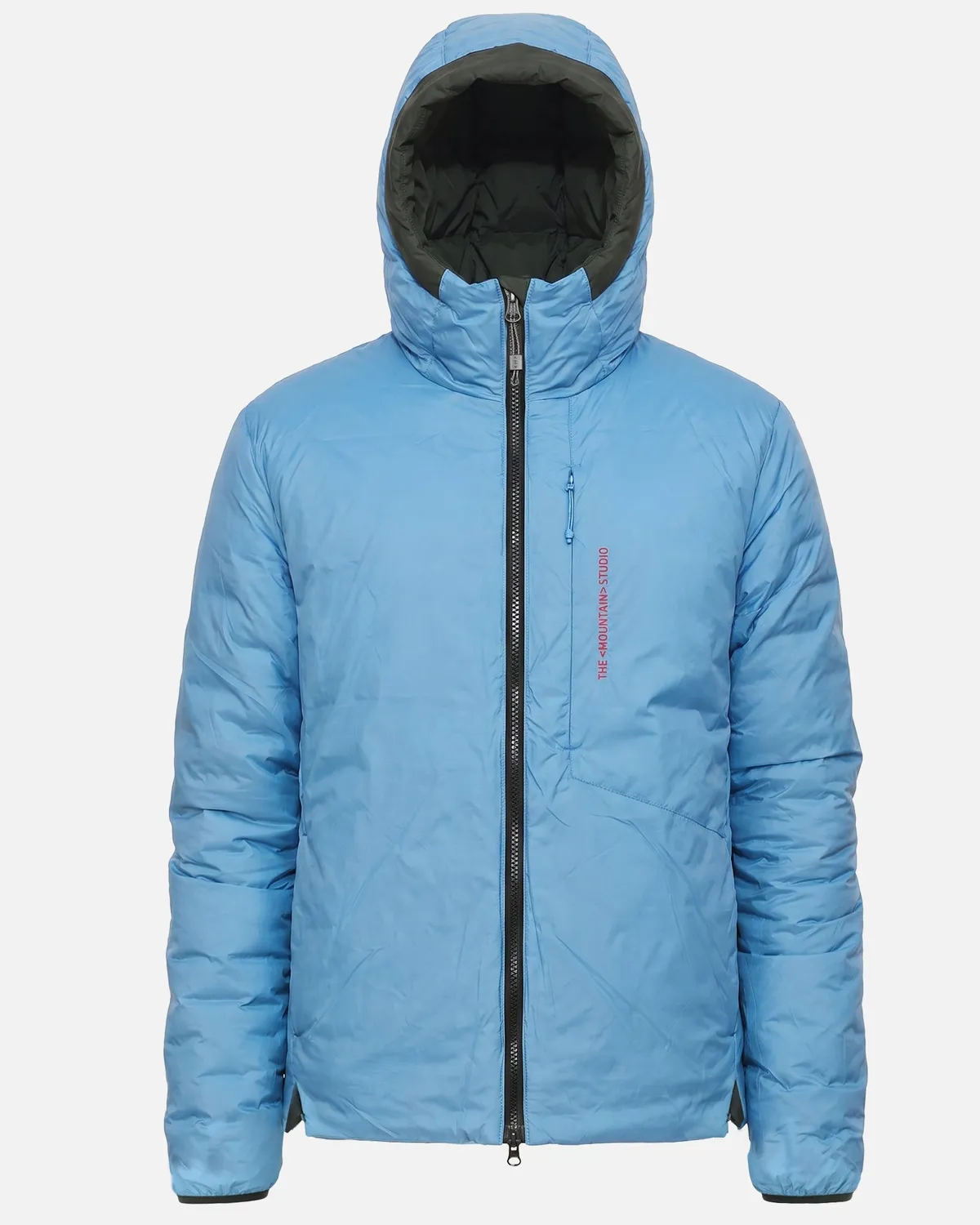 The Mountain Studio D-3 RL dunjakke herre Peat-Niagara vendbar
