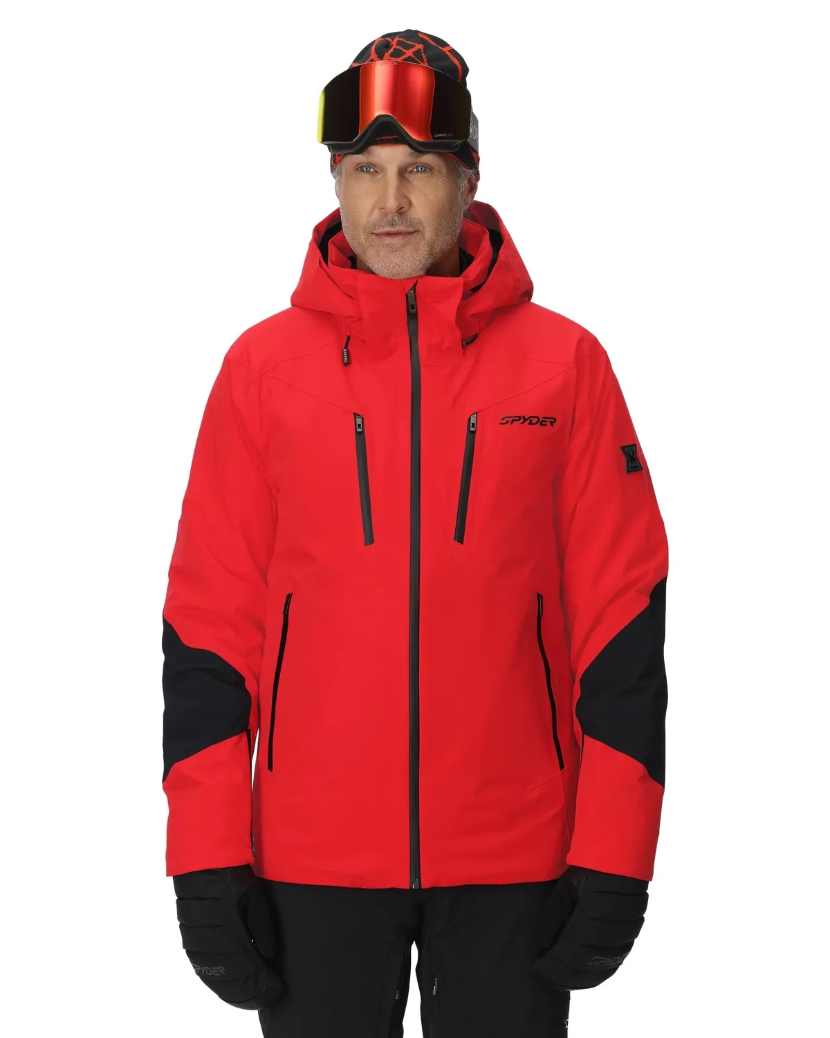 Spyder Alyeska jakke herre spyder red – 30K vanntett