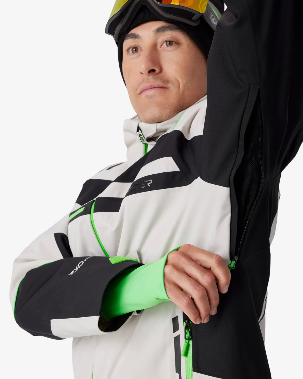 Spyder Titan Jacket skijakke herre light gray 30k