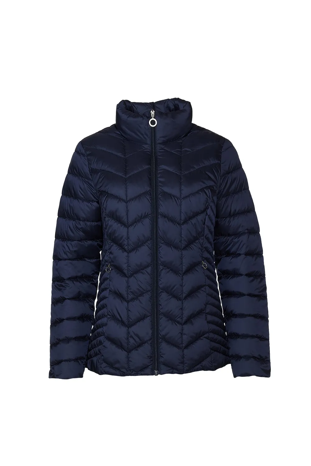 Windfield Gunda dunjakke navy varm vårjakke