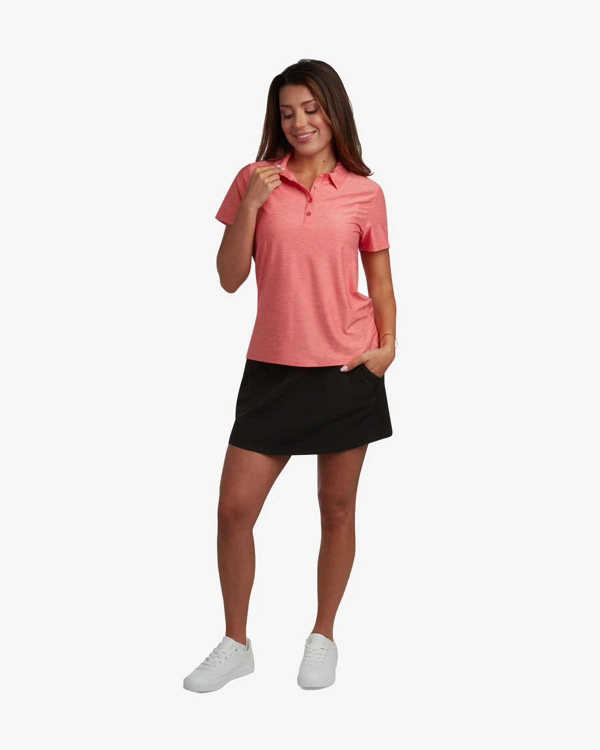 Spyder Weekender polo dame rosa pustende