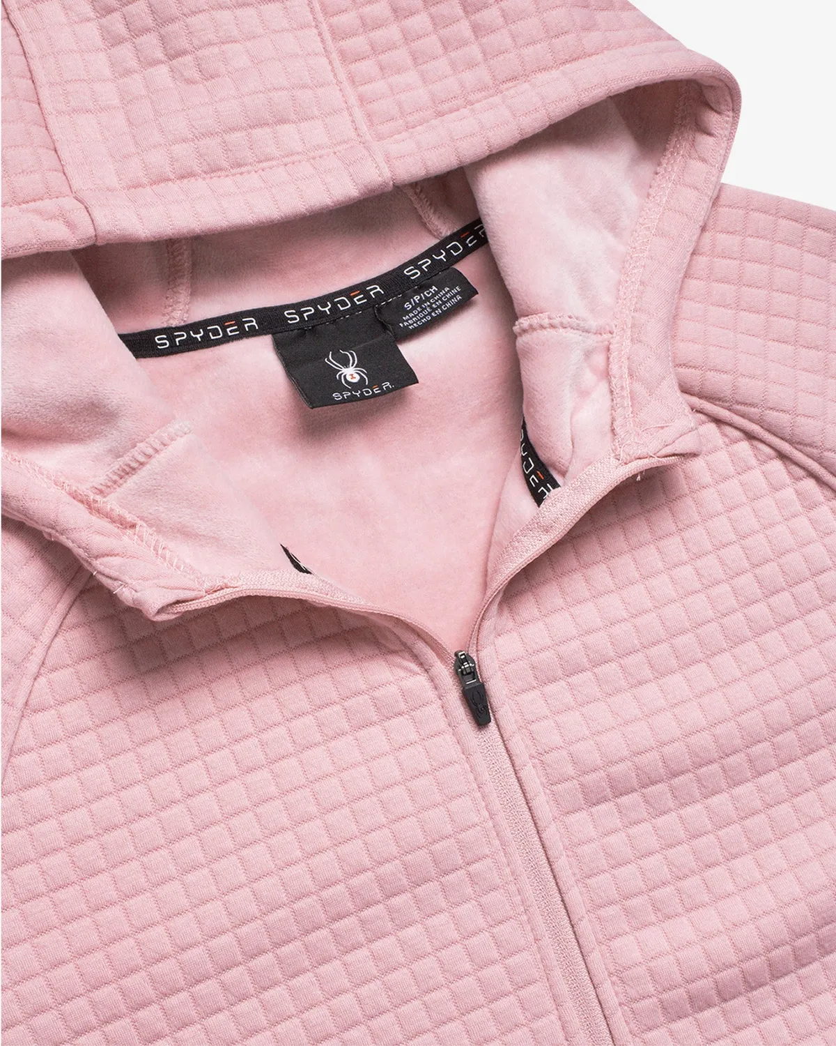 Spyder Mink Fleece Zip genser dame myk vindtett