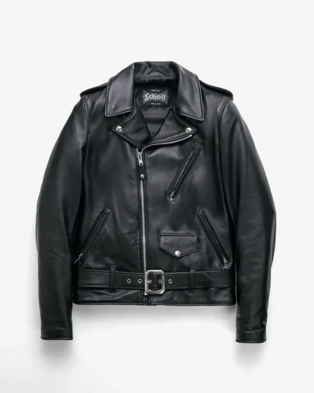 Schott NYC 213MO skinnjakke svart perfecto lam