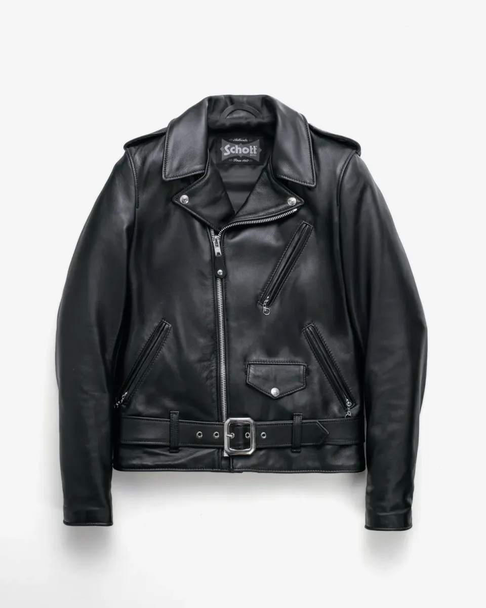 Schott NYC 213MO skinnjakke svart perfecto lam
