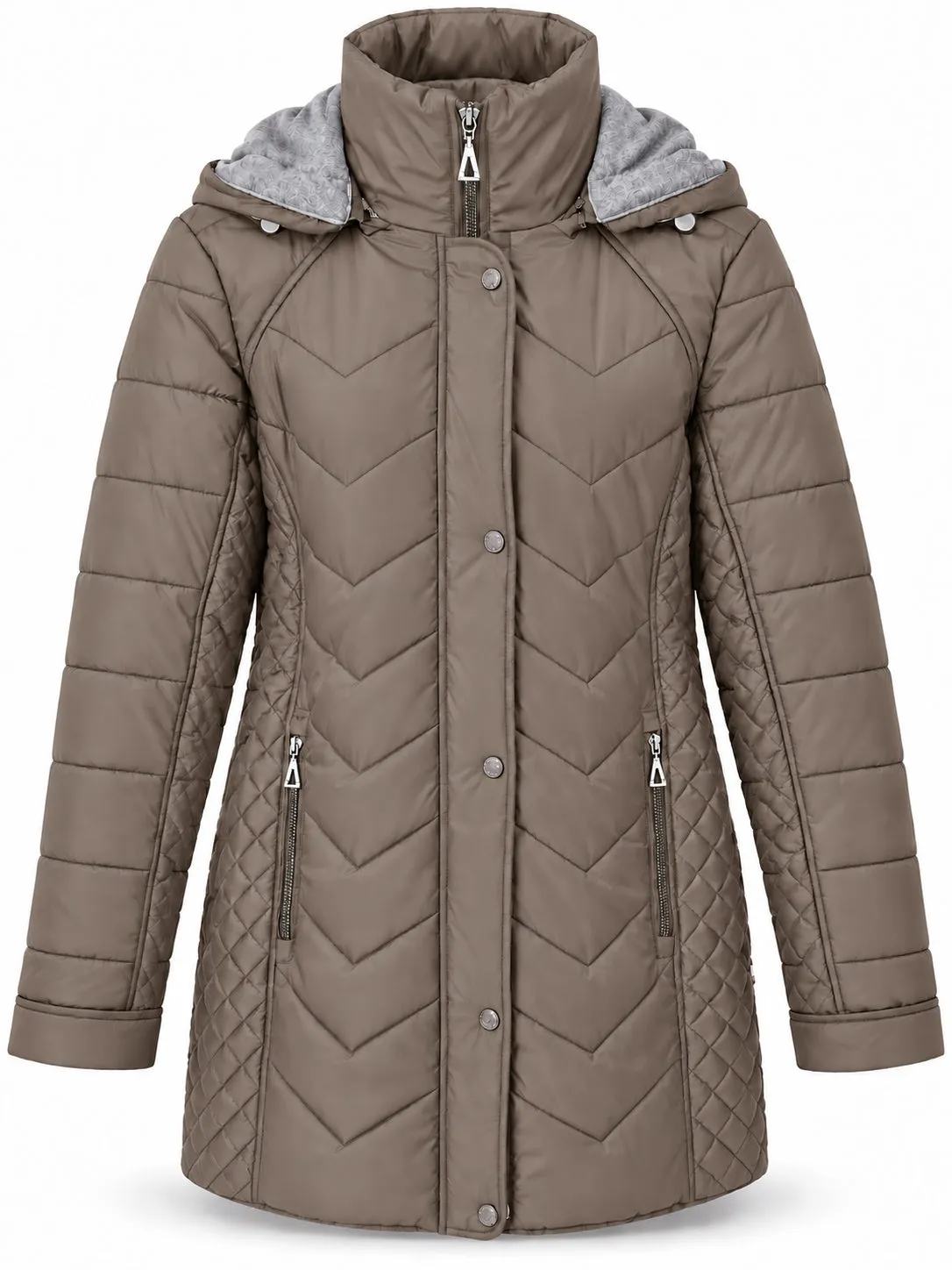 Windfield Karina vinterjakke dame taube polyester