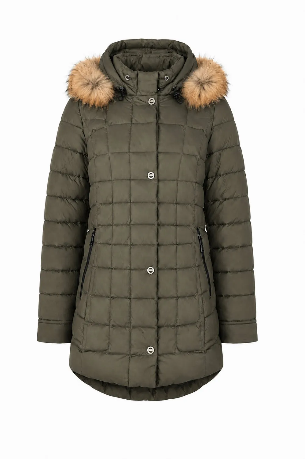 Danwear Windfield Karin P vinterjakke grønn varm