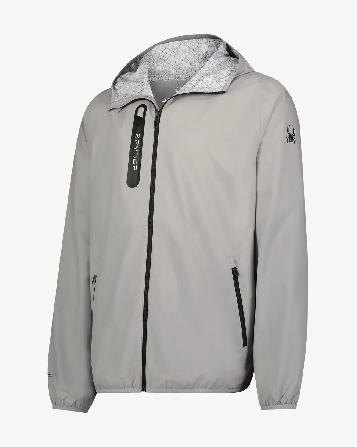Spyder Mountain Mist regnjakke herre pewter