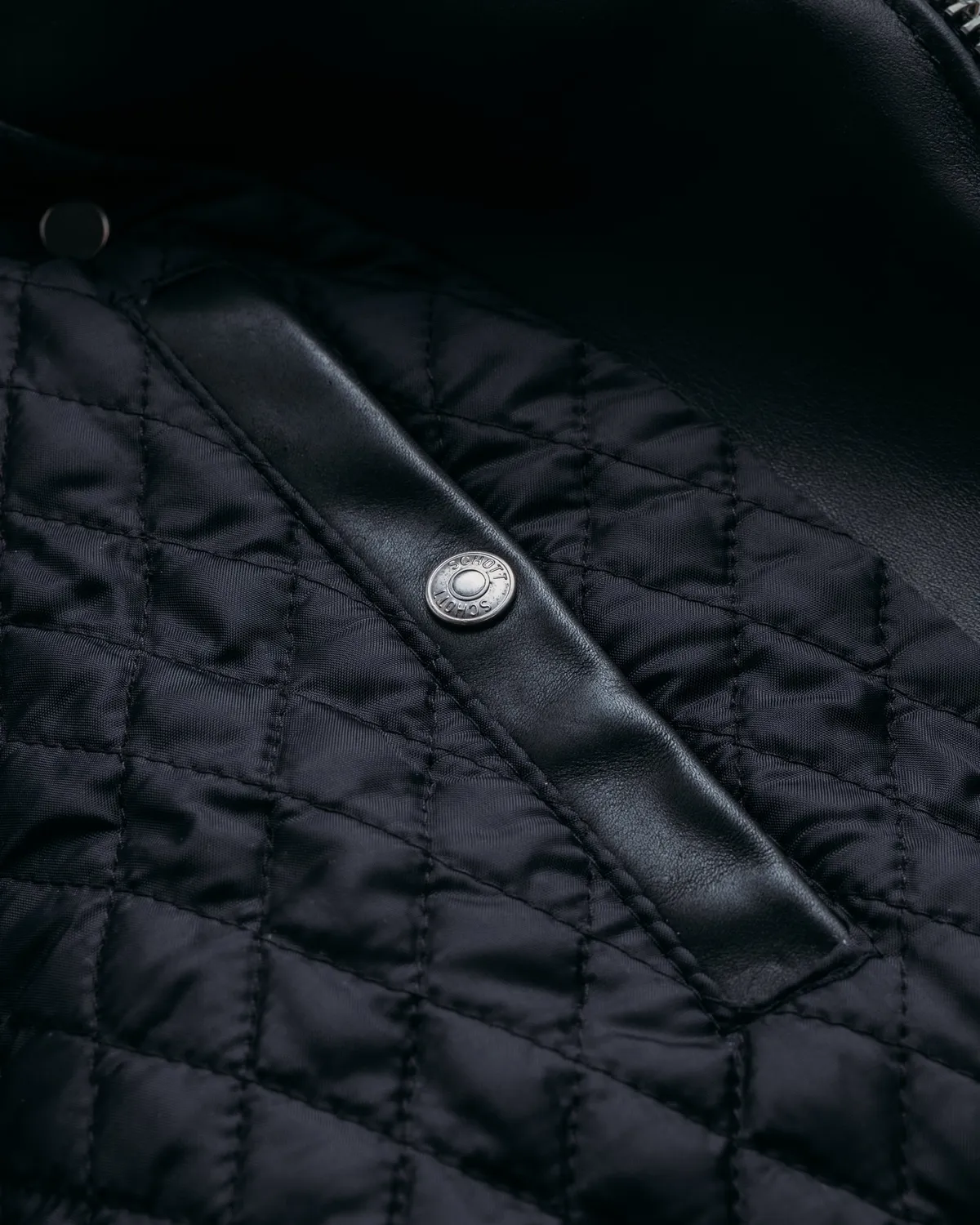 Schott NYC 137W Perfecto skinnjakke dame sort