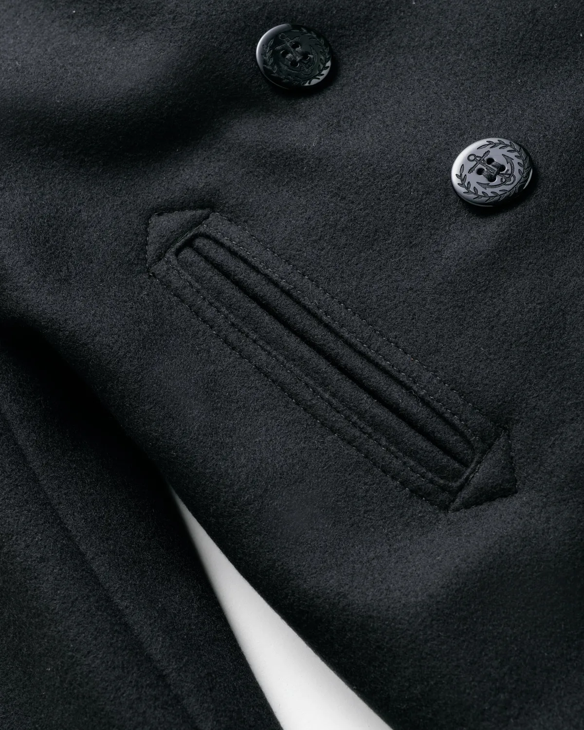 Schott NYC 754W ullkåpe dame navy klassisk