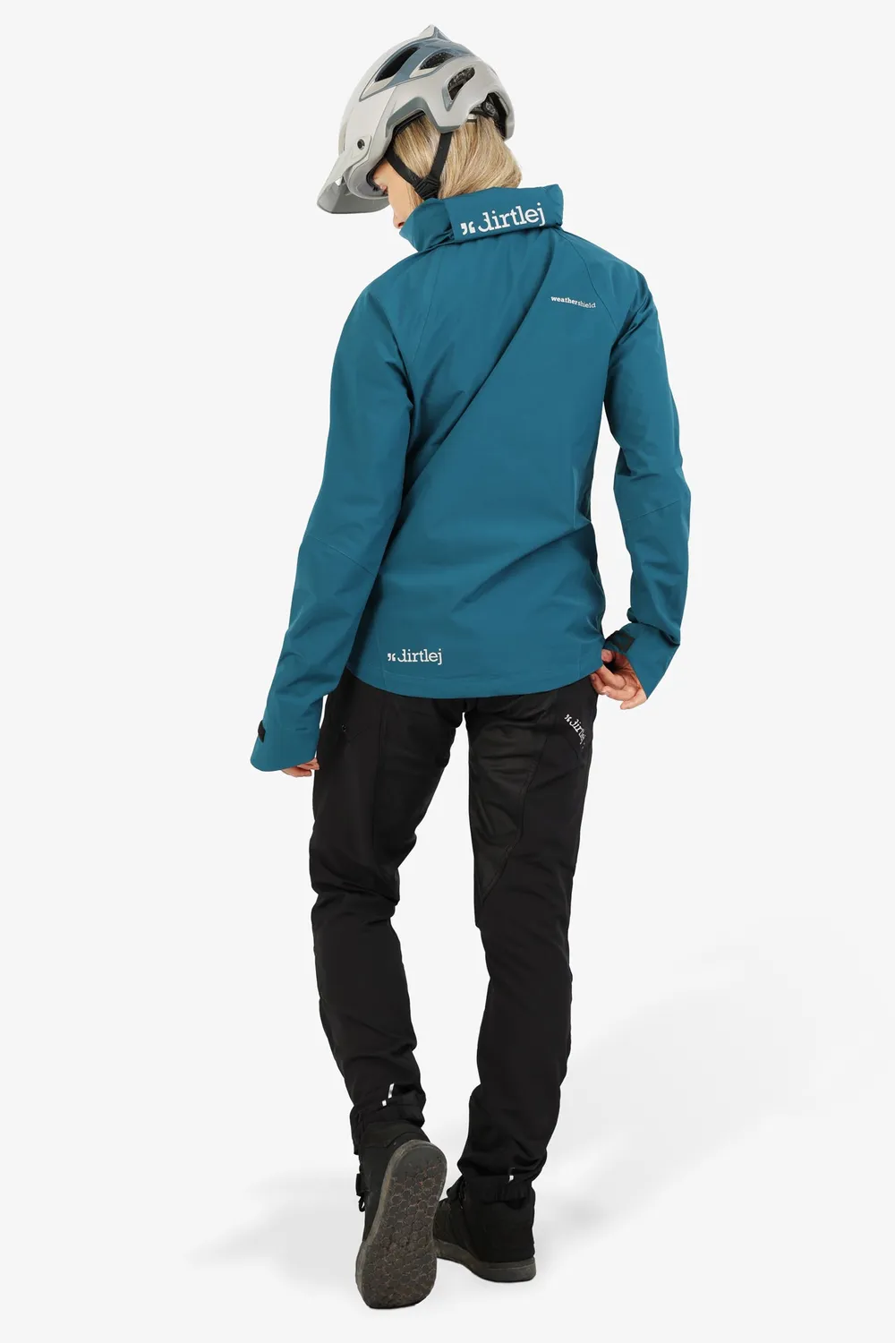 dirtlej weathershield regnjakke sapphire blue vanntett
