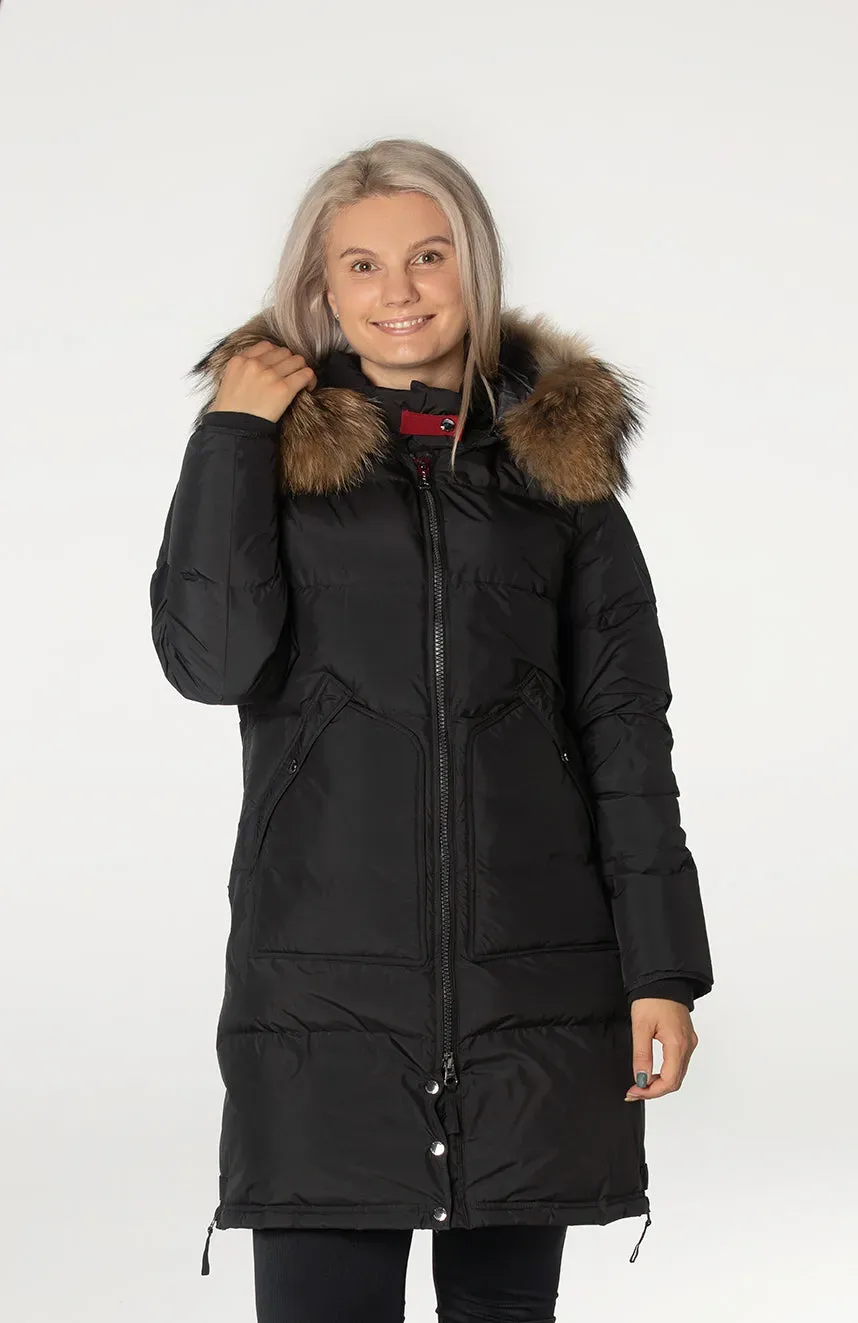 Danwear Windfield Elita dunjakke svart hette
