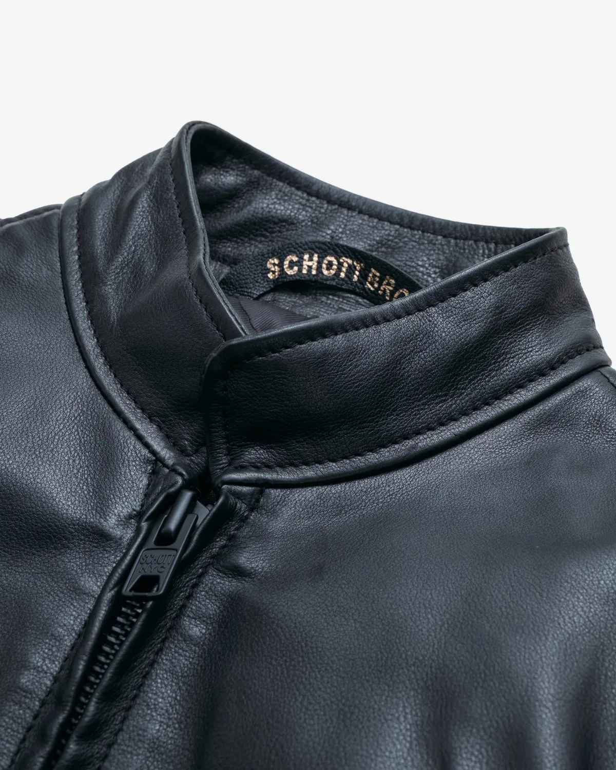 Schott NYC 2408W skinnjakke svart dame voksbehandlet