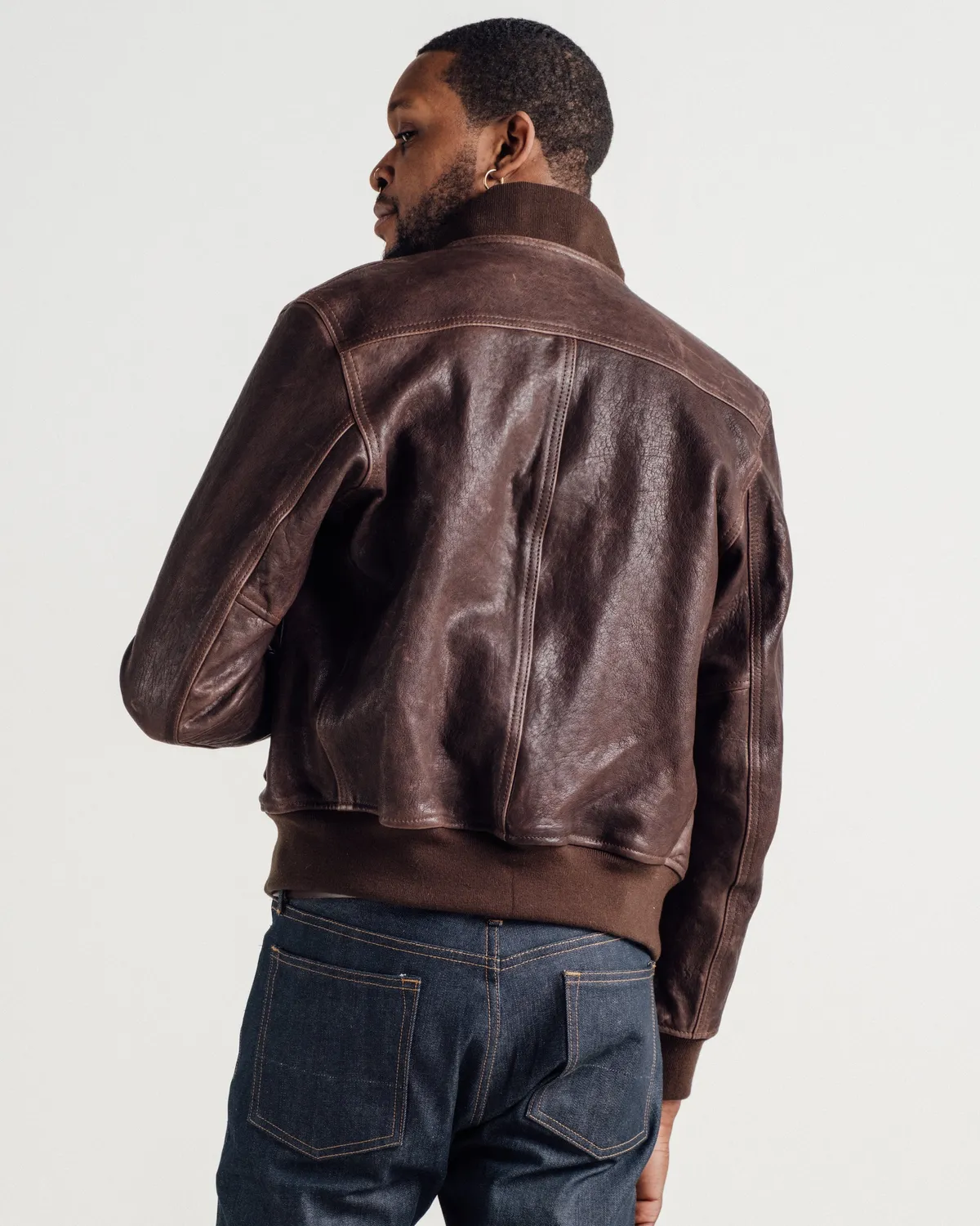 Schott NYC Perfecto P2484 flyjakke lammeskinn blå