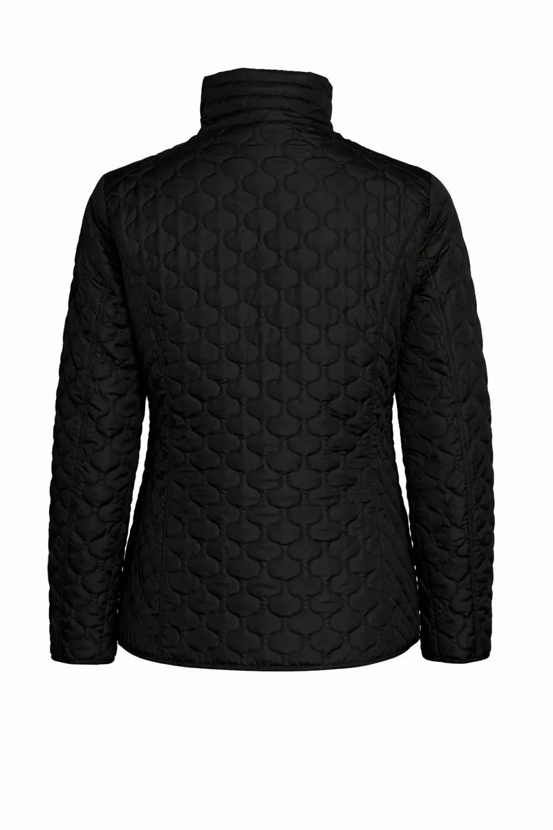 Windfield Ingelise overgangsjakke black quiltet