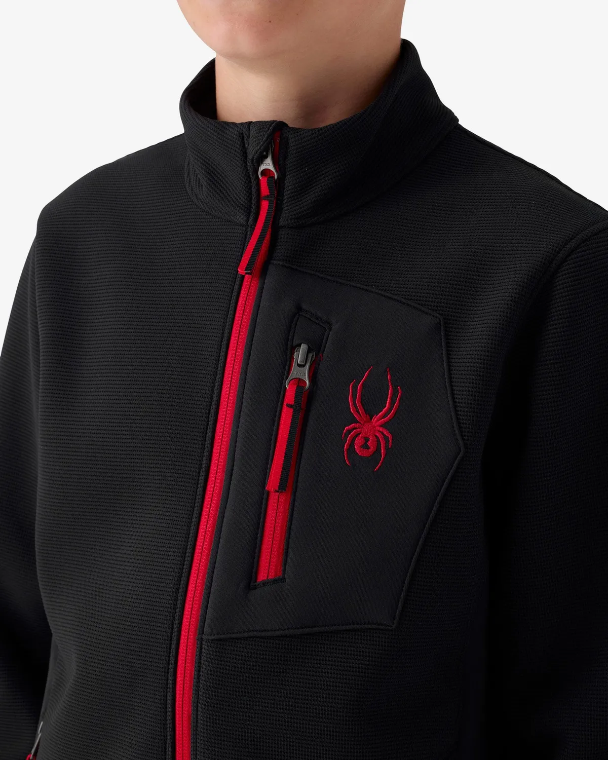 Spyder Bandit Sweater Fleece jakke svart XS stretch