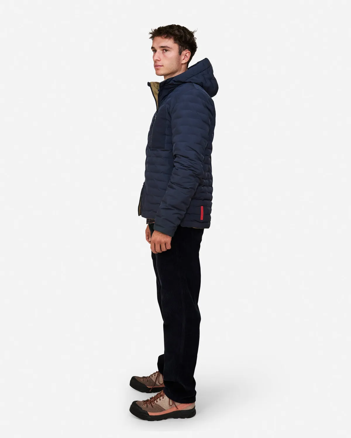 The Mountain Studio D-3 RL dunjakke Sky Captain-Kelp vendbar