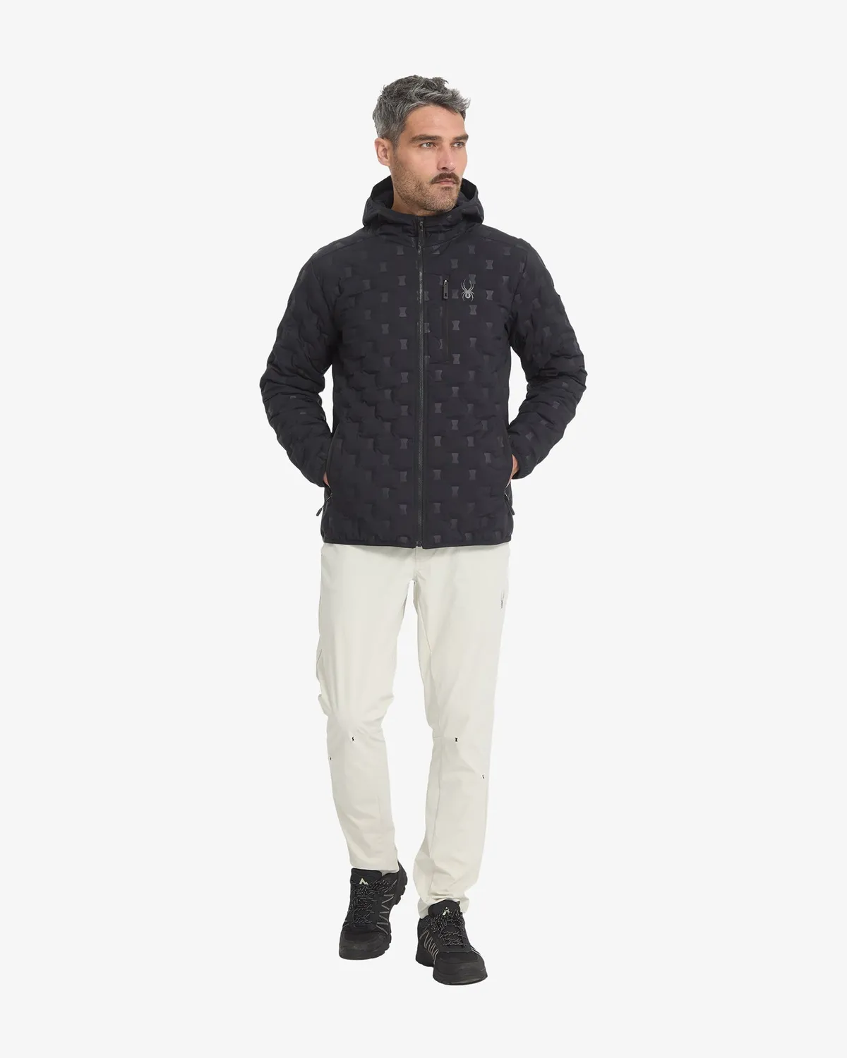 Spyder Zenith Hooded Down dunjakke svart lett