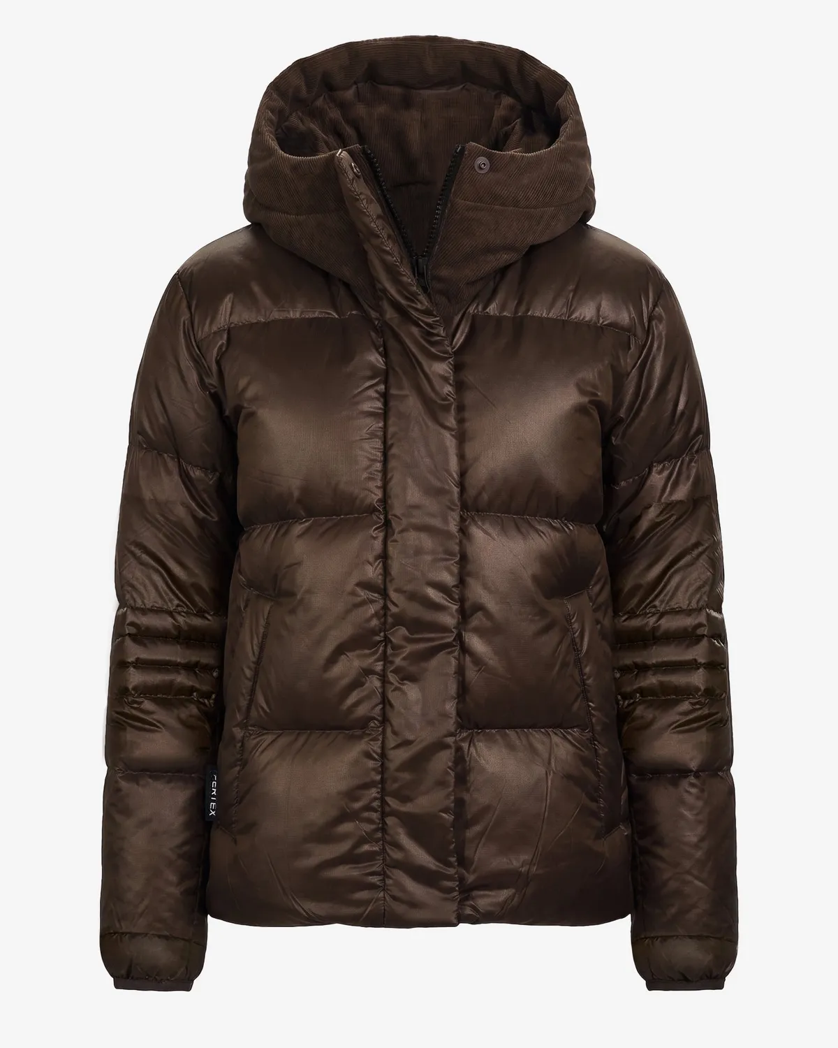 The Mountain Studio D-5 WC Reversible Cord dunjakke Delicioso Brown vendbar